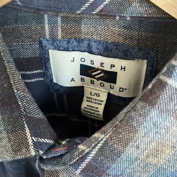 Joseph Abboud Plaid Button-Up Shirt - Picture 3 of 3